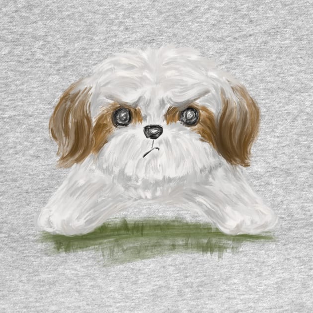 Grumpy Shih Tzu by sanogawa